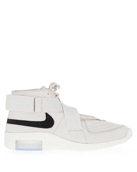 Nike White Air Fear Of God Raid "Light Bone" Sneakers