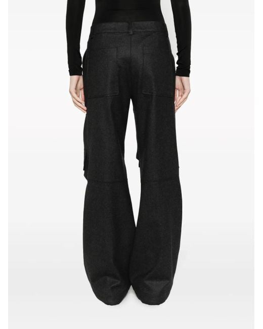 P.A.R.O.S.H. Black Parosh Trousers Anthracite