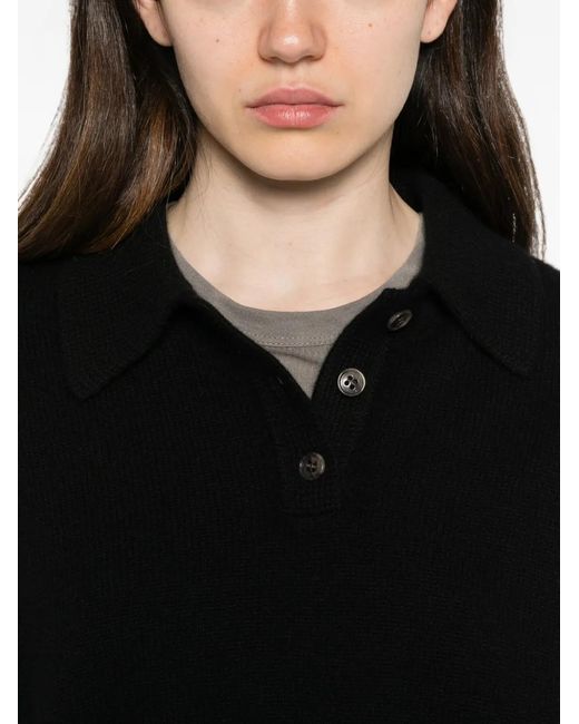 Polo Etta Con Botones Lisa Yang de color Black
