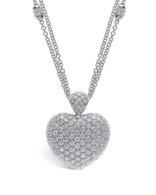 Leo Pizzo White 18Kt Diamond Amore Necklace
