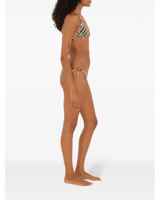 Burberry Natural Sip Bikini Check