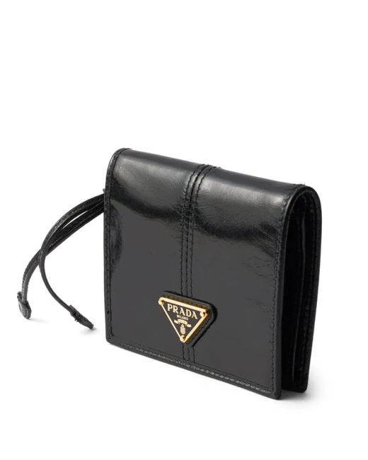 Prada Black Small Leather Wallet