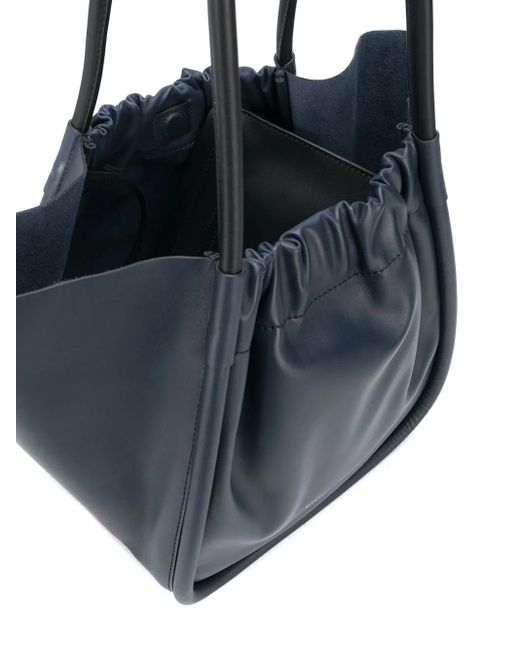 Proenza Schouler Blue L Ruched Tote Bag