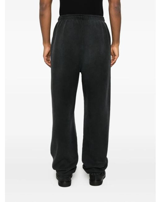 Willy Chavarria Black Fashion Services Track Pants for men