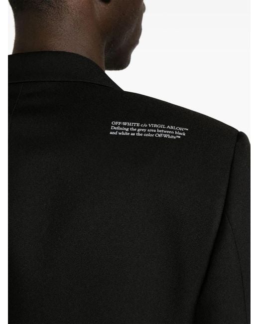 Off-White c/o Virgil Abloh Black Off- Coats & Jackets for men