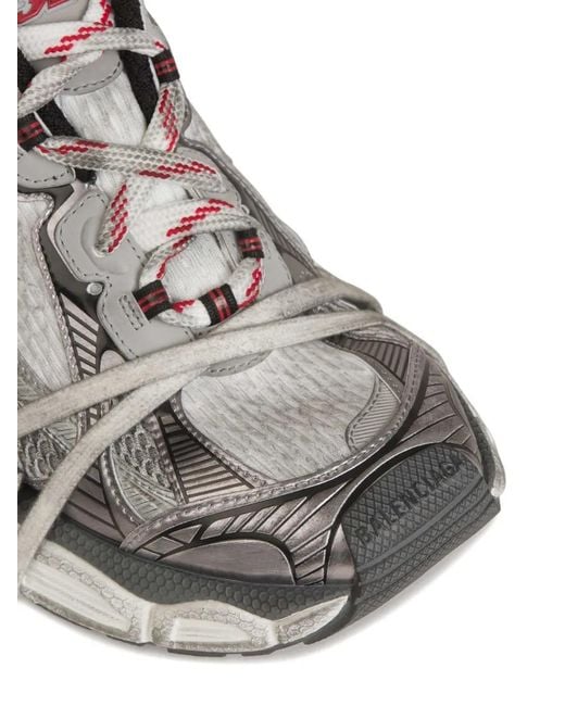 Balenciaga White Lace-Up Low-Top Sneakers for men
