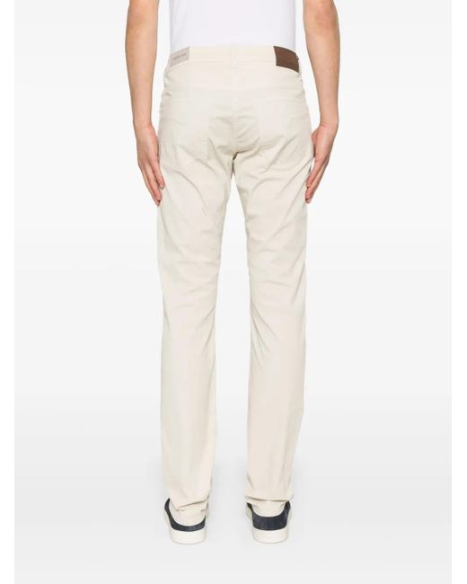 Corneliani Straight Broek in het White voor heren