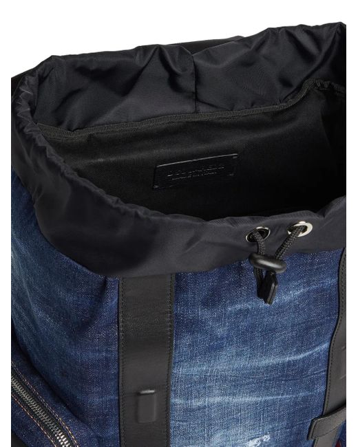 メンズ DSquared² デニム バックパック Blue