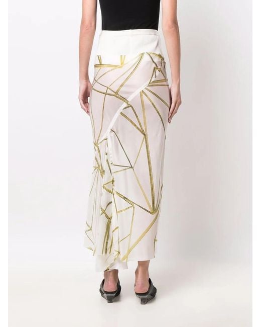 Rick Owens Midi-Rok in het Multicolor