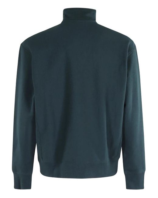 Carhartt Blue Half-Zip Sweatshirt for men