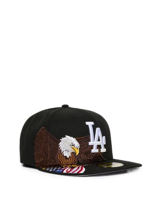 KTZ Black Eagle-Embroidered Cap for men