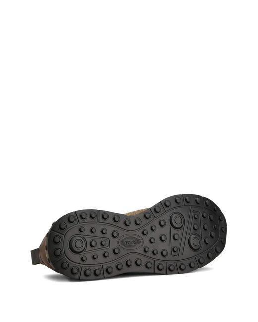 Tod's Brown Lace-Up Sneakers for men