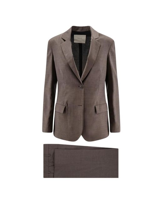 Hevò Gray Frigole Single-Breasted Suit