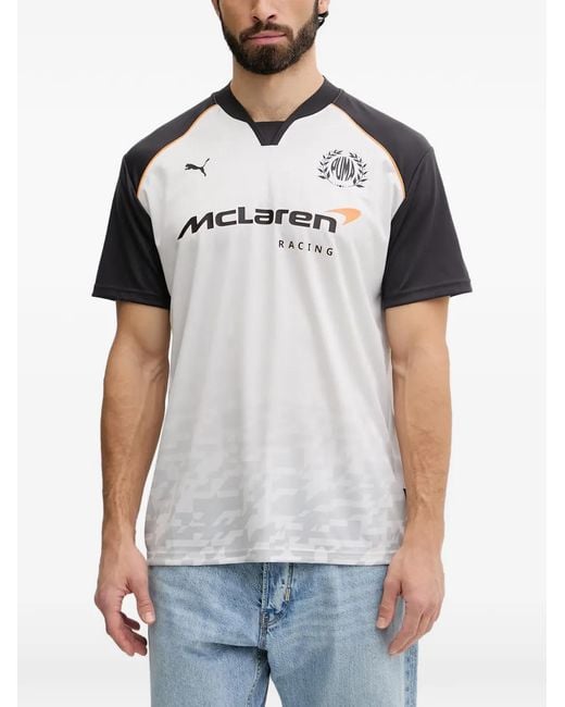 PUMA Gray Mclaren Racing T-Shirt for men
