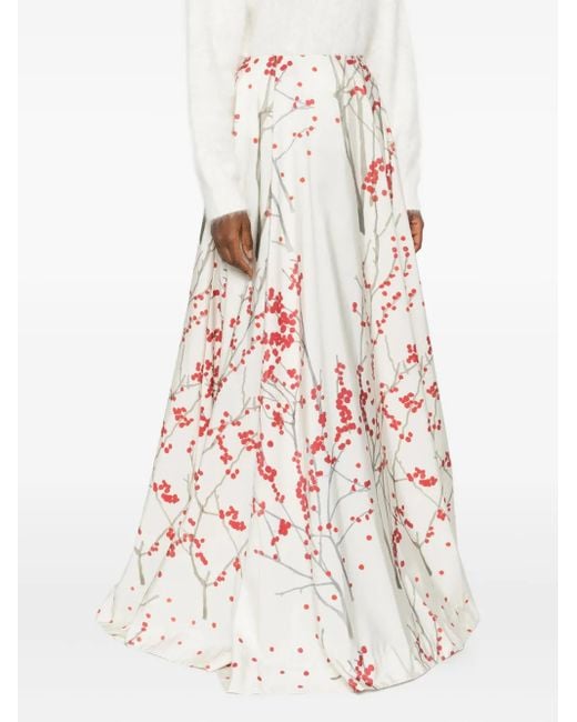 BERNADETTE White Kennedy Skirt