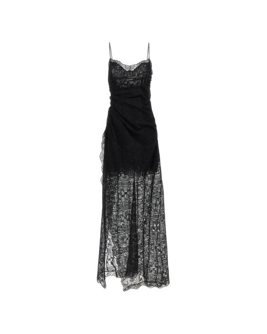 Ermanno Scervino White Majolica Draped Midi Dress