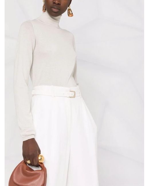 Brunello Cucinelli White Sweaters