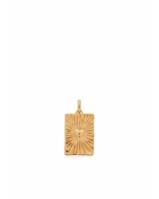 Monica Vinader Metallic Talisman Heart Pendant