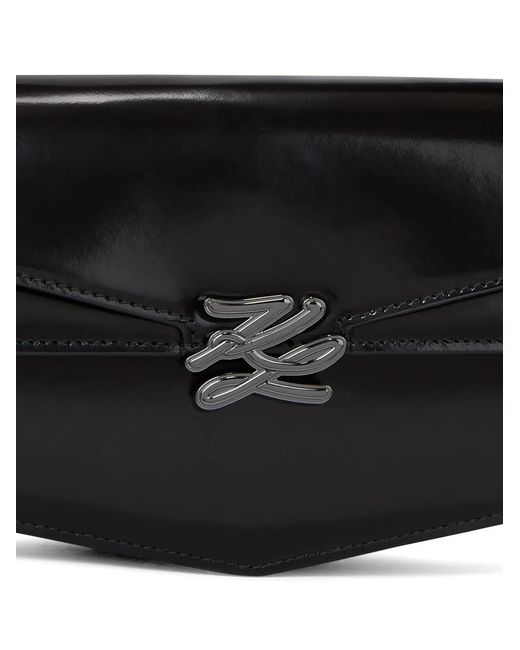 Karl Lagerfeld Black Karl Studio K/Autograph Clutch