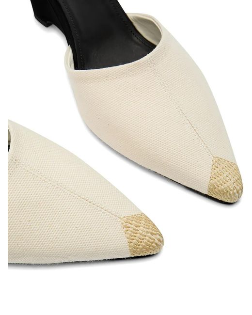 Jacquemus Black Pointed Toe Tie Sandals