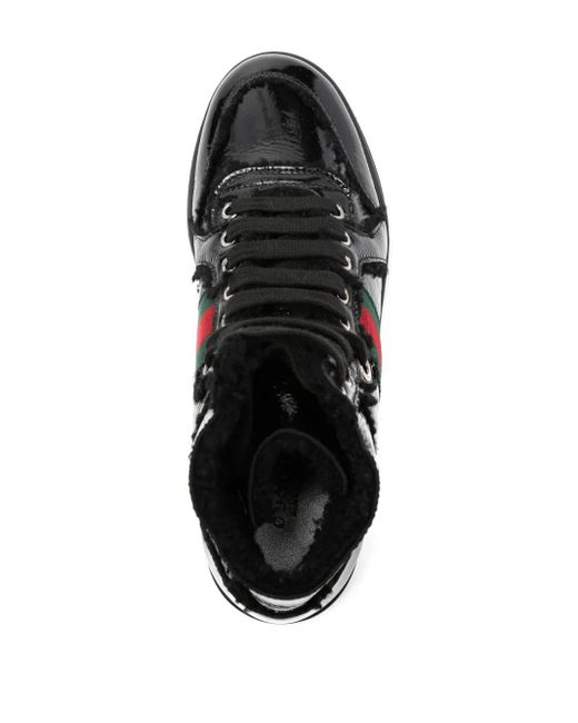 Gucci Black High-Top Trainer