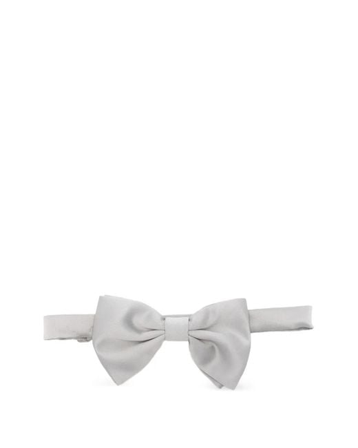 Tagliatore White Perla Bow Tie for men