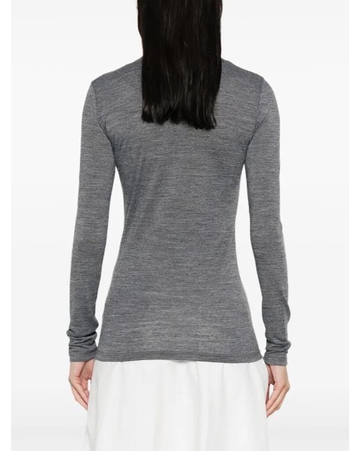 Jil Sander ロングスリーブ トップ Gray