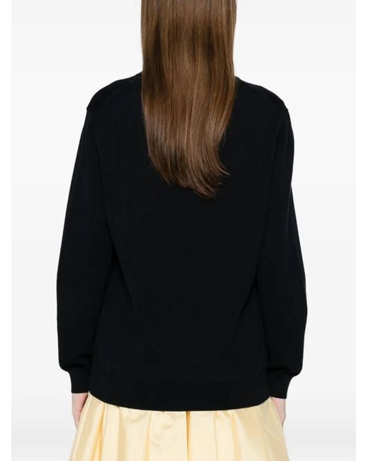 N°21 Black Crew-Neck Sweater