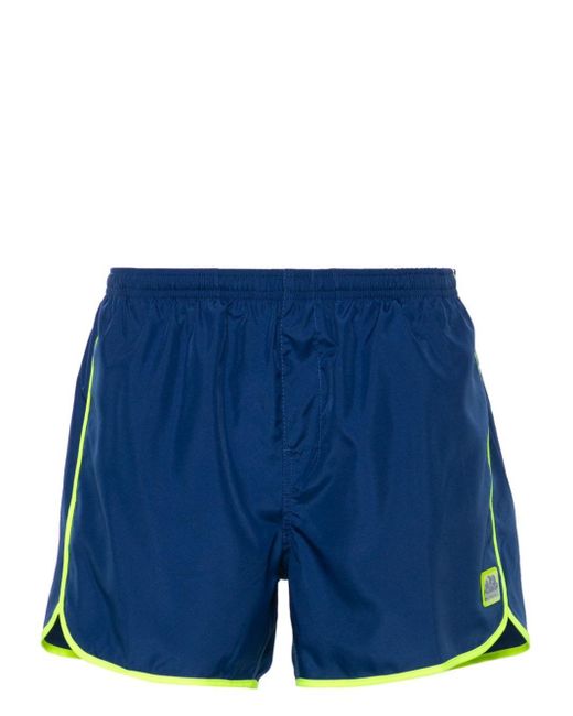 Sundek Blue Contrast-trim Swim Shorts for men