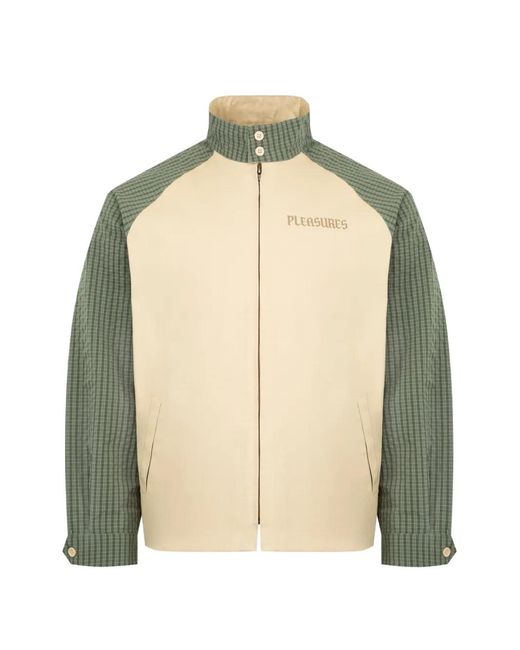 Pleasures Natural Town Harrington Zip-Fastening Jacket for men