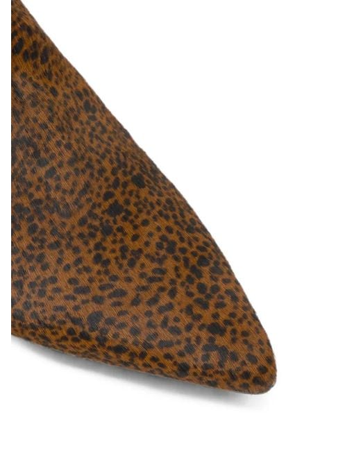 Castaner Brown Tatiana Leopard-Print Ankle Boots