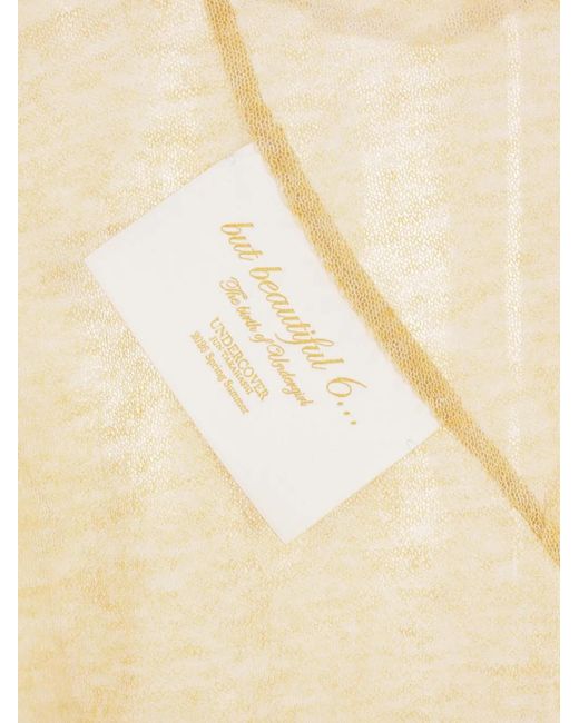 Undercover Natural Layered-Effect Semi-Sheer T-Shirt