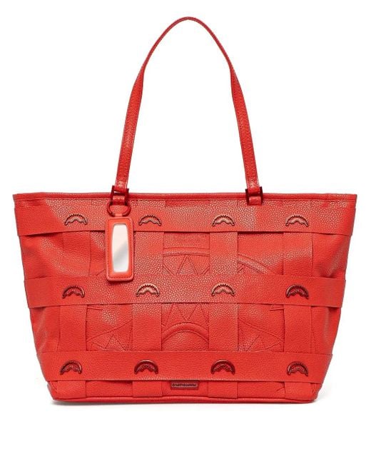 Borsa Tote Payload Classic di Sprayground in Red