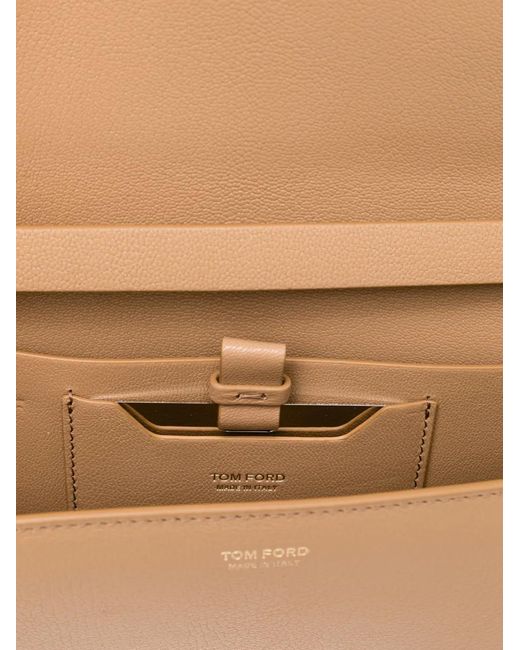 Tom Ford White T-Bar Shoulder Bag