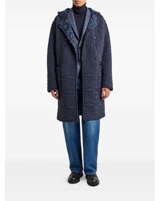 Etro Blue Wool Blazer for men