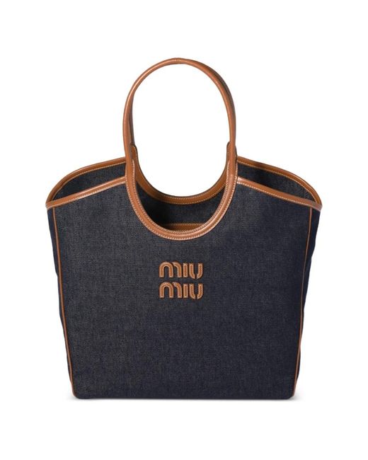 Miu Miu Blue Sac Ivy En Jean