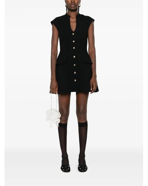 Sandro Black Mini Tailored Dress