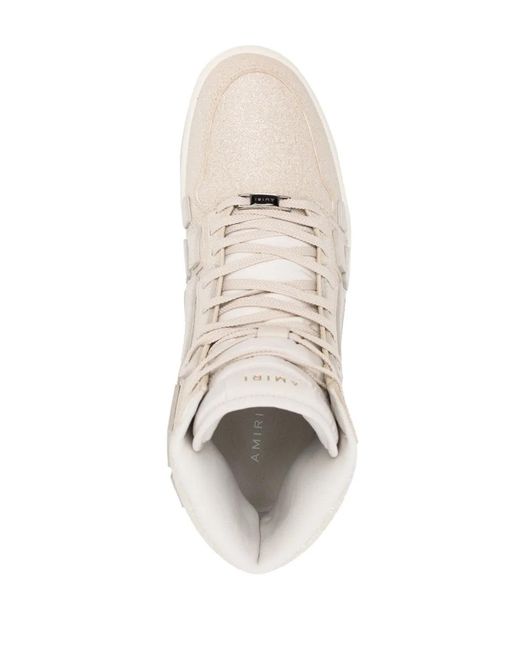 Amiri Natural Crystal Skel Top Hi-top Sneakers for men