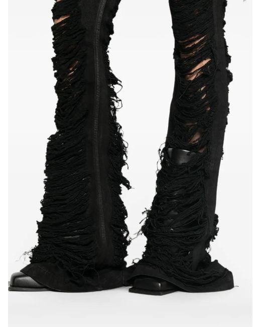 Rick Owens Black Bolan Jeans