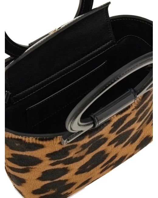 Ferragamo Black Macro Gancini Mini Bag