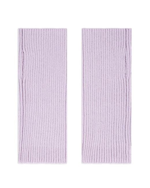 Muffole A Coste di Bompard in Purple