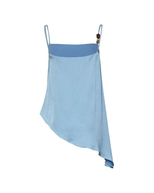 Baobab Blue Noa Bead-Embellished Tank Top
