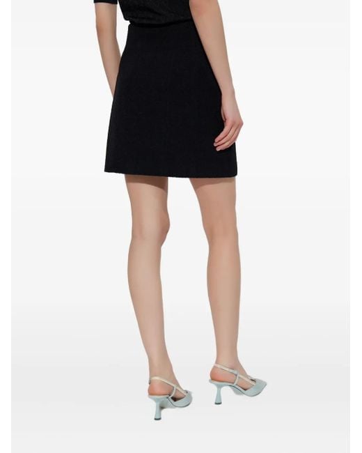 Alessandra Rich Mini-Rok Met A-Lijn in het Black