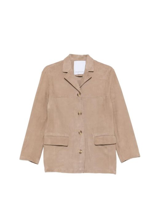 Blusotto Natural Button-Up Jacket