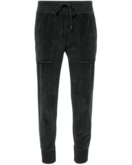 James Perse Black Jogginghose Aus Cord