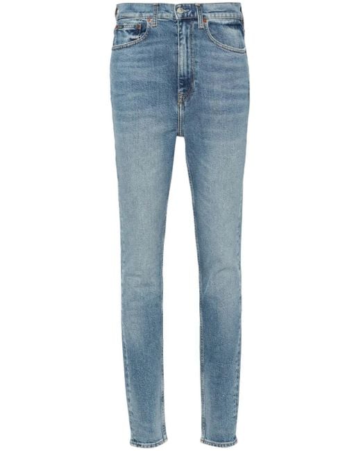Polo Ralph Lauren Blue High Waisted Skinny Jeans