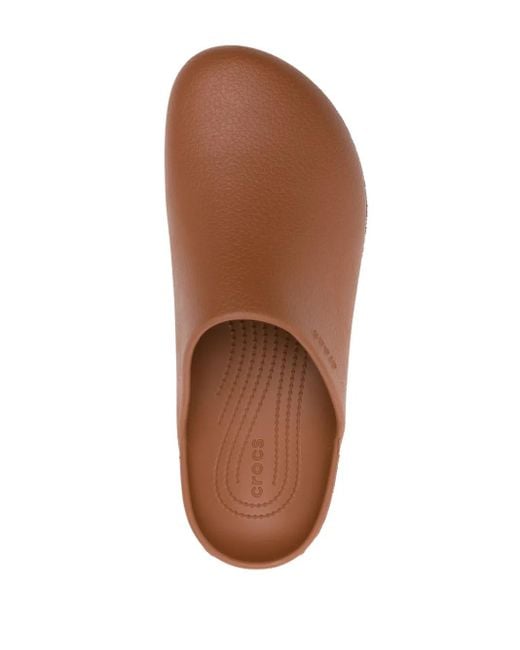 CROCSTM Brown Dylan Textured Clogs for men