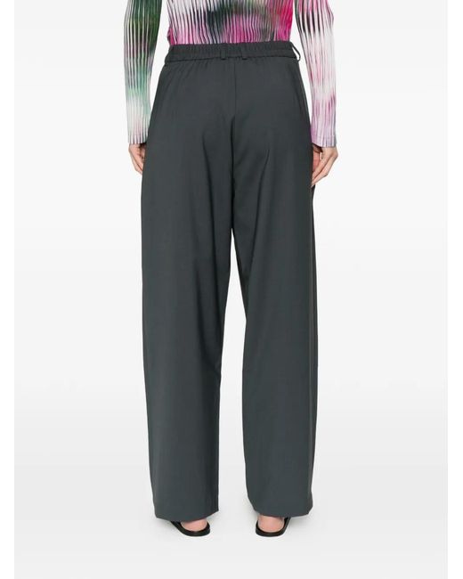 Cordera Gray Pleated Trousers