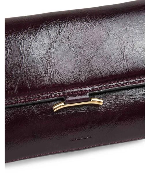 Wandler White Ida Trio Crinkled-Leather Mini Shoulder Bag