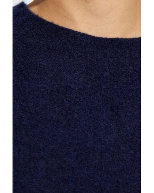 Norse Projects Wollen Trui in het Blue voor heren
